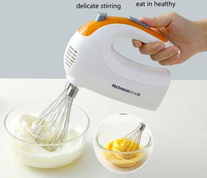 Batteur électrique portable à 5 vitesses, 125 watts, outils de cuisine, ustensiles de cuisine, mélangeur à gâteau, machine à jus - Product Image 2