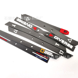 Tiradores de Cremallera de PVC Rectangulares con Serigrafía, Etiquetas <span class=keywords><strong>para</strong></span> Prendas, Accesorios de <span class=keywords><strong>Ropa</strong></span> - Product Image 1