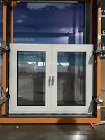 Fenêtres de maison passive à triple vitrage en aluminium à rupture de pont thermique, de haute qualité et écoénergétiques, de style européen