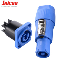 Jnicon High Quality IP65 Wasserdichtes 3-poliges Powercon XLR-Anschluss kabel Profession elles Netz kabel Stecker buchse für LED-Bildschirm