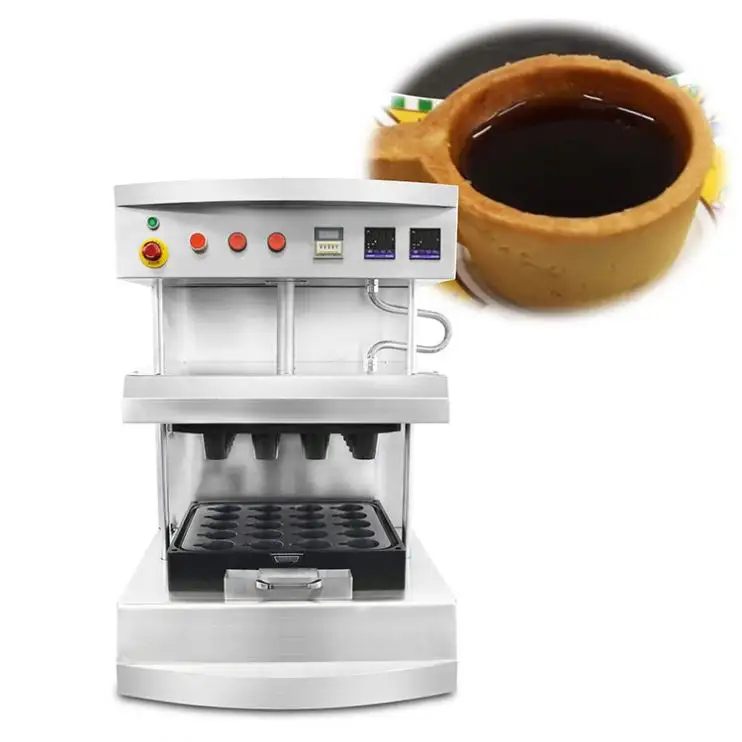 Kleine kommerzielle Waffel becher Baker Egg Tart Tartlet Shell Making Maschine