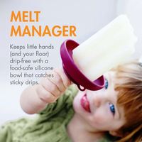 Support à sucettes glacées en silicone de qualité alimentaire, support à crème glacée anti-goutte et anti-déversement, plateau anti-goutte réutilisable