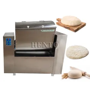 Amasadora de masa Industrial, máquina mezcladora de harina Chapati, amasadora Horizontal