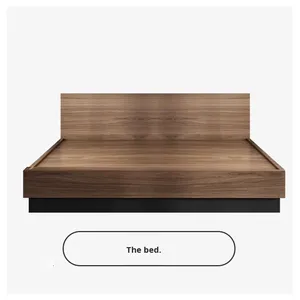 <span class=keywords><strong>Lit</strong></span> de Rangement en <span class=keywords><strong>Bois</strong></span> Tatami <span class=keywords><strong>Japonais</strong></span> Moderne 1,8 m avec Panneau en Contreplaqué pour Chambre Parentale Appartement et Gîte - Product Image 6