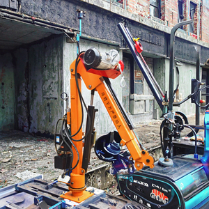 Mini grue de véhicule de 1 tonne 12V/24V 220V grue électrique domestique de levage montée sur camion à vendre - Product Image 2