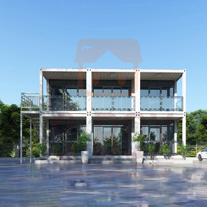 บ้านคอนเทนเนอร์ทรงสี่เหลี่ยมทันสมัยสำหรับอยู่อาศัย ความหนาตามมาตรฐาน - Product Image 2