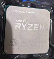 Procesador AMD Ryzen 5 2600X Usado, 6 Núcleos, 12 Subprocesos, Socket AM4, para Sobremarcha de Escritorio, Chip Desmontado de Segunda Mano