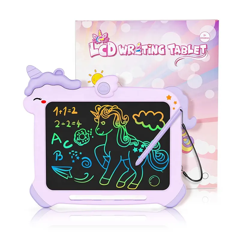 Cartoon LCD Writing Travel Tablet with 8.5 Colorful Drawing Toys Board for Kids Drawing Kids Girls Toys