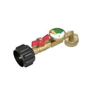 <span class=keywords><strong>Adaptateur</strong></span> coudé au propane QCC 90 degrés avec valve en laiton lisse basse pression capacité de recharge de 1lb à 20lb - Product Image 2