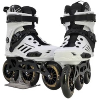 Chaussures de roller freestyle à roulettes réglables en carbone avec roulements ABEC-7, prêtes à être expédiées de notre usine sur mesure