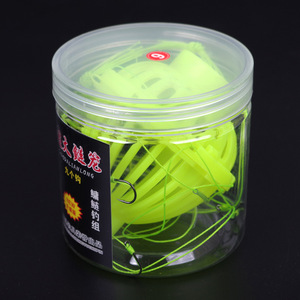 Ensemble de pêche à la carpe argenté phosphorescent Ise Ni avec hameçons explosifs multiples, accessoires de pêche en eau douce - Product Image 4