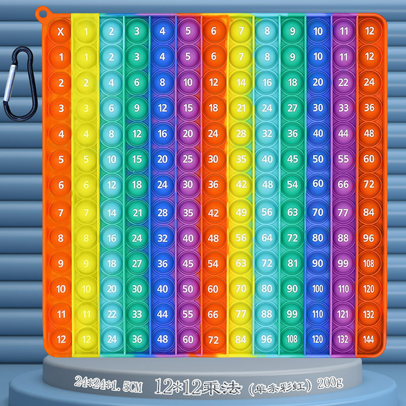 1212 multiplication-single rainbow 24cm