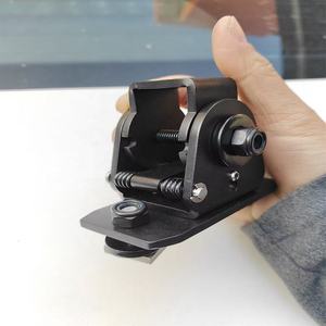 One-touch Fold-down <b>Car</b> Radio Antenna Base, Foldable Edge <b>Clamp</b> Bracket, Universal for Stainless Steel Platform - Product Image 1