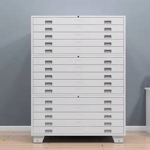 Table de bureau <span class=keywords><strong>1m20</strong></span> avec tiroir blanc armoire à cartes moderne armoire à cartes transitionnelle stilford classeur 4 tiroirs - Product Image 2