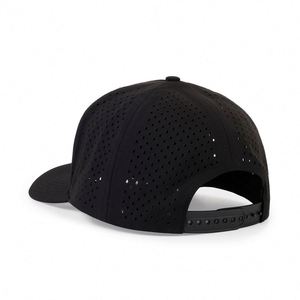 Casquette de baseball personnalisée avec logo d'usine OEM, haute qualité, design 5 panneaux, perforations découpées au laser, motif léopard, pour l'extérieur - Product Image 3