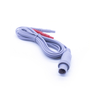 Kabel Elektroda Fisioterapi Medis 2 Pin Satu Ke Dua Soket Terbalik Plasma Peralatan Terapi Kabel Harness Produsen OEM