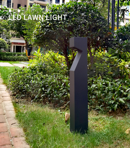 Уличный водонепроницаемый светодиодный ландшафтный светильник IP65, современный прямоугольный столбик для газона, садовый светильник - Product Image 5