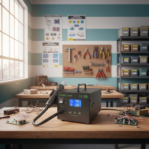 Estación de Retrabajo de Aire Caliente Inteligente con Pantalla LCD Pro'skit Professional SS-968H, 220v/600w/0~480 ℃   para el Desarrollo de Productos e Investigación Científica - Product Image 2