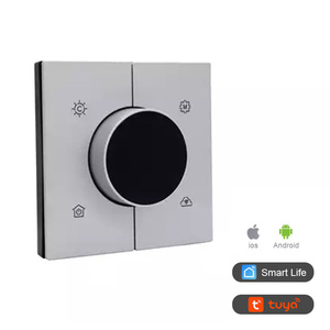 Painel de interruptor casa inteligente, 1/2/3/4 gang, interruptor sem fio zigbee com botão, peça - Product Image 4