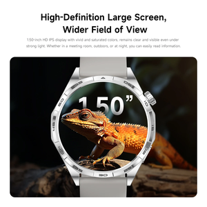 นาฬิกาสมาร์ทวอทช์ Watch6 Pro สายหนัง ขนาด 41-43 มม. หน้าจอ AMOLED ตัวเรือนสแตนเลสสตีล GPS วัดอัตราการเต้นของหัวใจ ตรวจจับการนอนหลับ สำหรับทุกเพศ - Product Image 3