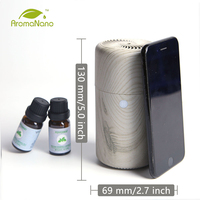 Diffuseur d'aromathérapie électrique portable sans eau pour bureau et voiture avec USB, huile essentielle, garantie 1 an, diffuseur d'arômes