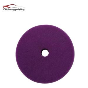 Tampon de polissage en éponge <span class=keywords><strong>blanche</strong></span> pour un polissage en une seule étape et une coupe légère, adapté aux polisseuses à double <span class=keywords><strong>action</strong></span> et rotatives, entretien automobile - Product Image 6