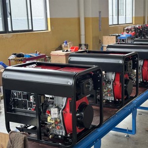 3kva 5kva 8kva 10kva Portable Air Cooled Open Frame Single Cylinder Silent Diesel Generator Set 50Hz 60Hz Single Phase Generador - Product Image 5