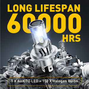 AUXITO A1 Ultra Series H4 9003 <b>LED</b> <b>Headlight</b> Bulbs 24000LM 150W Direct Plug-in Design - Product Image 6