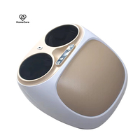 Máquina masajeadora de pies Shiatsu calentada Control remoto con compresión de aire y terapia de vibración Luz roja Relajación de piernas