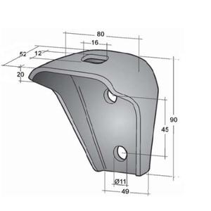 Support de montage de corps de camion en acier trempé, 1 pièce, robuste, pour montage de carrosserie - Product Image 6