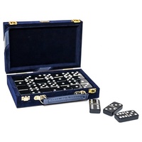 Dominos Fashion Avenue Designer Double Six dominos Ensemble de dominos de tournoi de taille Jumbo professionnel
