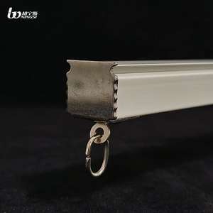 Nouvel arrivage Rail de rideau en aluminium monté au <span class=keywords><strong>plafond</strong></span> pour hôpital Rail de rideau silencieux réduisant le bruit Accessoire innovant - Product Image 2