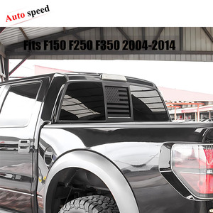 Autocollant en vinyle pour fenêtre coulissante arrière centrale, drapeau américain, pour Ford F150 F250 F350 2004-2014 - Product Image 4