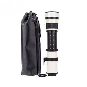Objectif manuel super téléobjectif zoom 420-800 mm, adapté à une utilisation en extérieur avec les appareils <span class=keywords><strong>photo</strong></span> <span class=keywords><strong>reflex</strong></span> et hybrides Canon, Nikon et Sony - Product Image 1