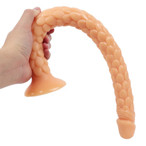 Version améliorée, <span class=keywords><strong>gode</strong></span> artificiel extra-long et épais à écailles de dragon, grande ventouse, jouet sexuel souple et imperméable pour femme - Product Image 3