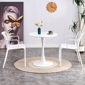 ชุดเก้าอี้รับประทานอาหารทำจากเหล็กมีความสูงปรับได้สำหรับบ้านและร้านอาหารสามารถปรับสีและขนาดได้ - Product Image 2