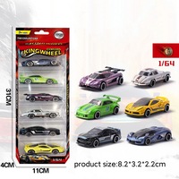 Caja 2025, modelo a escala 1:64, juguetes de coche, vehículo fundido a presión, modelo de aleación, juguetes, coches deportivos de Metal para niños