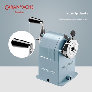 Taille-crayon manuel en métal CARAN D'ACHE importé pour crayons de couleur, design compact et portable pour l'école primaire - Product Image 3