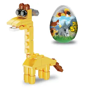 lego jouet animal Suppliers-En gros en plastique animal Jouets Set Blocs de Construction Compatible Legoes Brique Jouet Éducatif