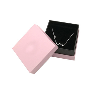 Fabricant à bas prix Bracelet Bagues Montre Bijoux Boîte personnalisée Petit emballage cadeau en papier Boîte à bijoux Victorias <span class=keywords><strong>Secret</strong></span> Rose - Product Image 2
