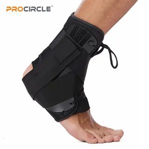 Pressurized sports ankle support fixed support strap anti-sprain rehabilitation lace ankle support sports protective gear