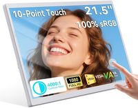 Moniteur tactile portable de 21,5 pouces, moniteur tactile FHD léger et durable avec fonctionnalité multi-touch