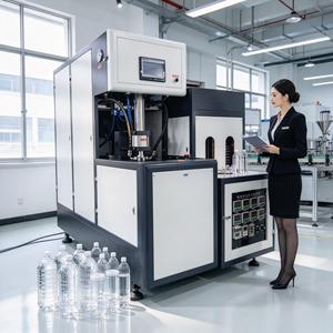 Machine de soufflage de bouteilles semi-automatique 1000 ml 1 cavité 1500 BPH Économie d'énergie Cosmétique - Product Image 6