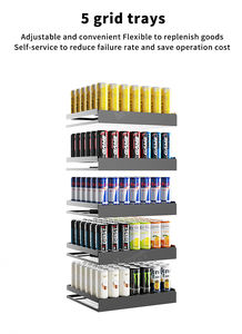 Neuer bargeldloser intelligenter Kühlschrank automat Frischer Obst gemüse Salat Digitaler Verkaufs automat - Product Image 5