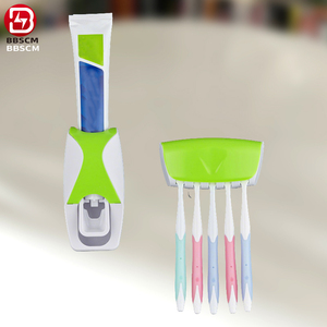 Dispensador de Pasta de Dientes y Soporte para Cepillos de Dientes de Plástico Automático para Montar en la Pared, Venta al Por Mayor de Fábrica - Product Image 5