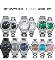 Montre de luxe au design classique, étanche, pour hommes, nouvelle tendance, montres très vendues pour 2026, montres à cadran incurvé et verre bombé