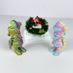 Décoration de Noël en plastique Père Noël, accessoires créatifs, modèle d'activité conjointe, jouets - Product Image 4