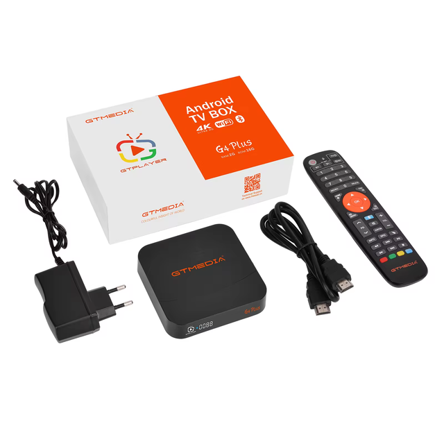 Hot Sale G4 PLUS Quad Core Android 11 TV Box 2G/16G 2.4G WiFi 4K for Xtream 1PTV Set Top Box