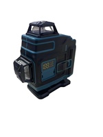 Niveau laser vert 4D professionnel DEGLASERS de qualité industrielle, 12 points, batterie lithium grande capacité, outil auto-nivelant, fabriqué en Chine