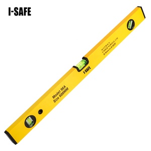 96A/100cm Präzision Hochwertige nicht magnetische Wasserwaage 3 Blasen Gelbe Aluminium legierung Manufac turing Box <span class=keywords><strong>Level</strong></span> Lineal - Product Image 2